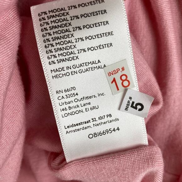 Maeve Bubble Hem Top Size S Pink Modal Long Sleeve Balletcore Anthropologie - Picture 12 of 13